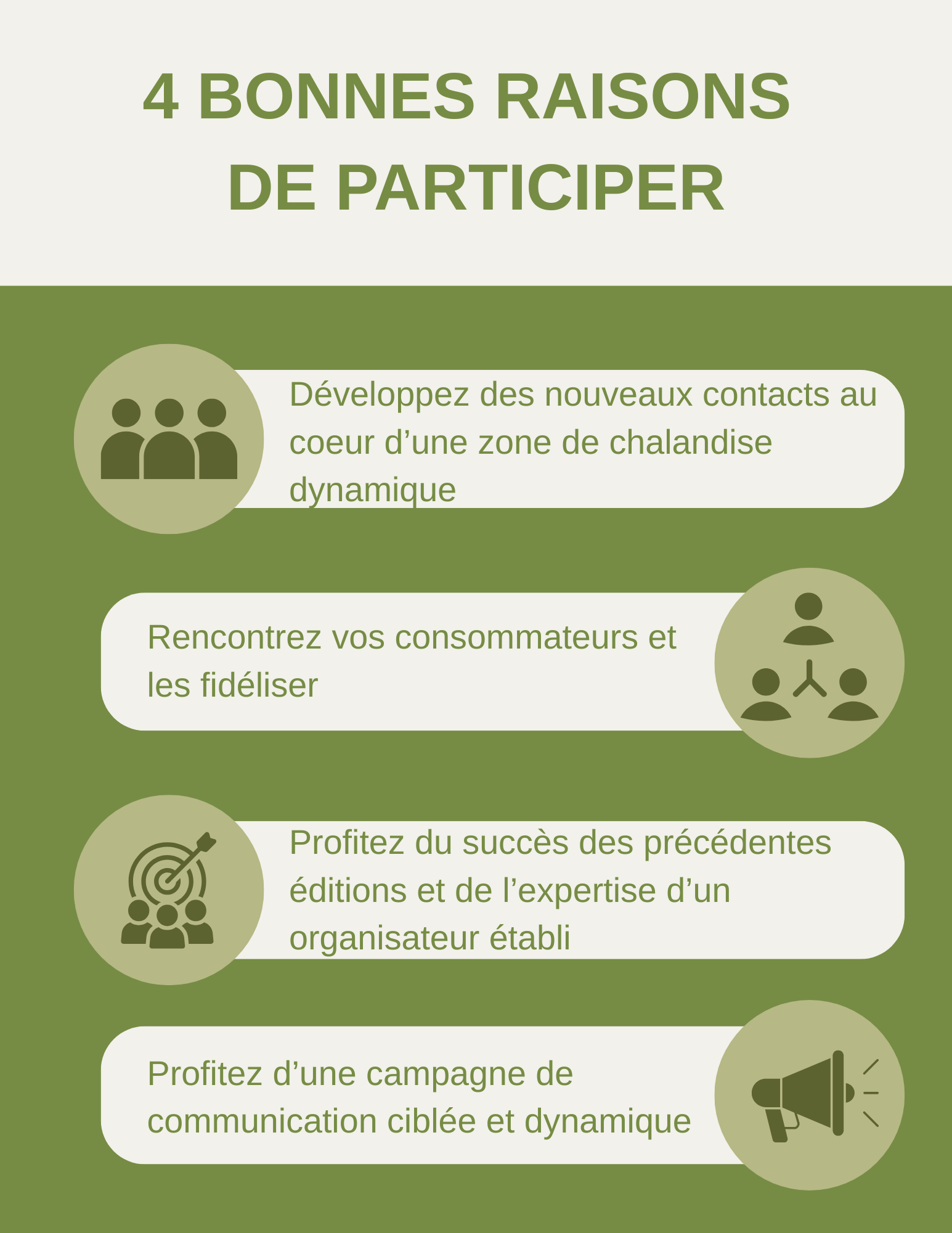 4 bonnes raisons de participer